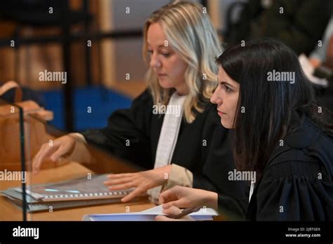 lawyer Amber Schmitt and lawyer Celine Vollemaere pictured 